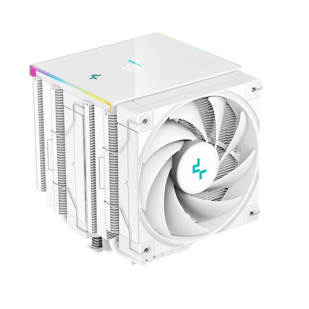 Deepcool AK620 Digital Ψύκτρα Επεξεργαστή Διπλού Ανεμιστήρα για Socket AM4/AM5/1200/115x/1700 με ARGB Φωτισμό Λευκή - Image 9