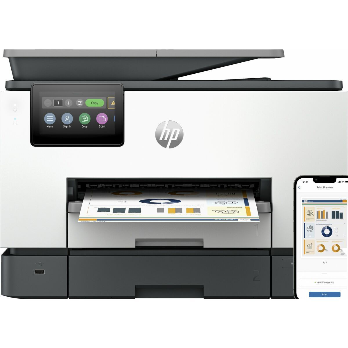 HP Pro 4U561B Έγχρωμο Πολυμηχάνημα Inkjet