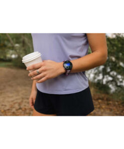 Alternative view of Garmin Forerunner 165 Music 43mm Αδιάβροχο Smartwatch με Παλμογράφο (Berry/Lilac)