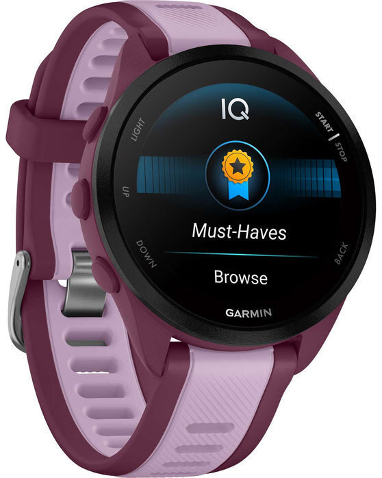 Garmin Forerunner 165 Music 43mm Αδιάβροχο Smartwatch με Παλμογράφο (Berry/Lilac) - Image 4