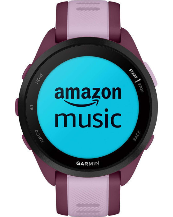 Garmin Forerunner 165 Music 43mm Αδιάβροχο Smartwatch με Παλμογράφο (Berry/Lilac) - Image 5