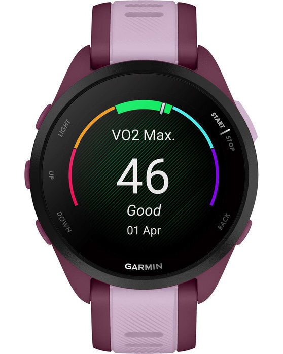 Garmin Forerunner 165 Music 43mm Αδιάβροχο Smartwatch με Παλμογράφο (Berry/Lilac) - Image 7