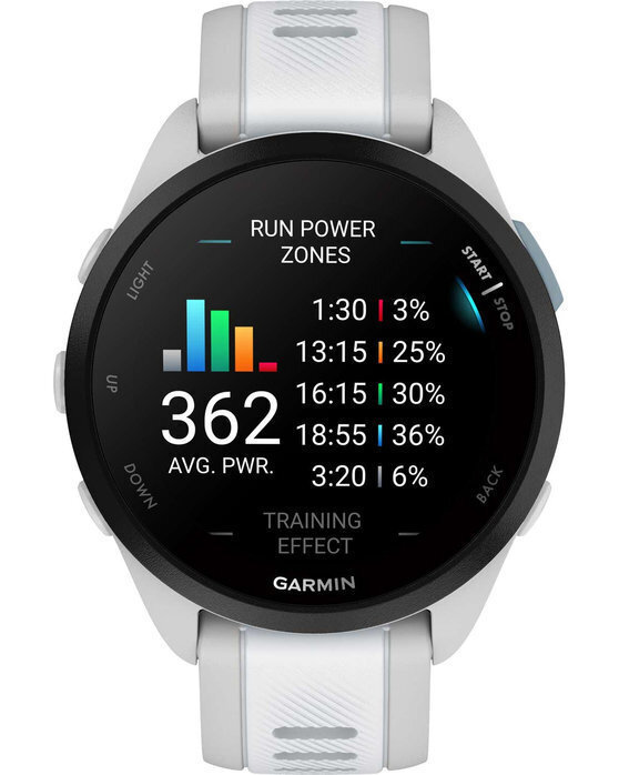 Garmin Forerunner 165 Music 43mm Αδιάβροχο Smartwatch με Παλμογράφο (Mist Gray/Whitestone) - Image 6