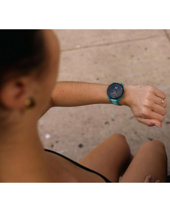 Garmin Forerunner 165 Music 43mm Αδιάβροχο Smartwatch με Παλμογράφο (Turquoise/Aqua) - Image 2
