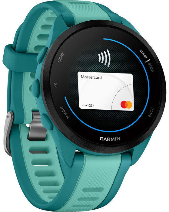 Garmin Forerunner 165 Music 43mm Αδιάβροχο Smartwatch με Παλμογράφο (Turquoise/Aqua) - Image 4