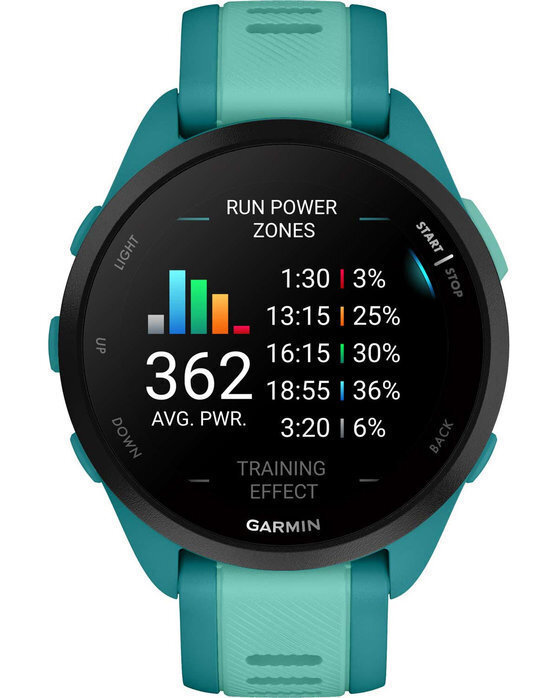 Garmin Forerunner 165 Music 43mm Αδιάβροχο Smartwatch με Παλμογράφο (Turquoise/Aqua) - Image 7