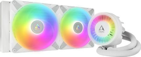 Arctic Liquid Freezer III 240 A-RGB Υδρόψυξη Επεξεργαστή Διπλού Ανεμιστήρα 120mm για Socket AM4/AM5/1700 Λευκή