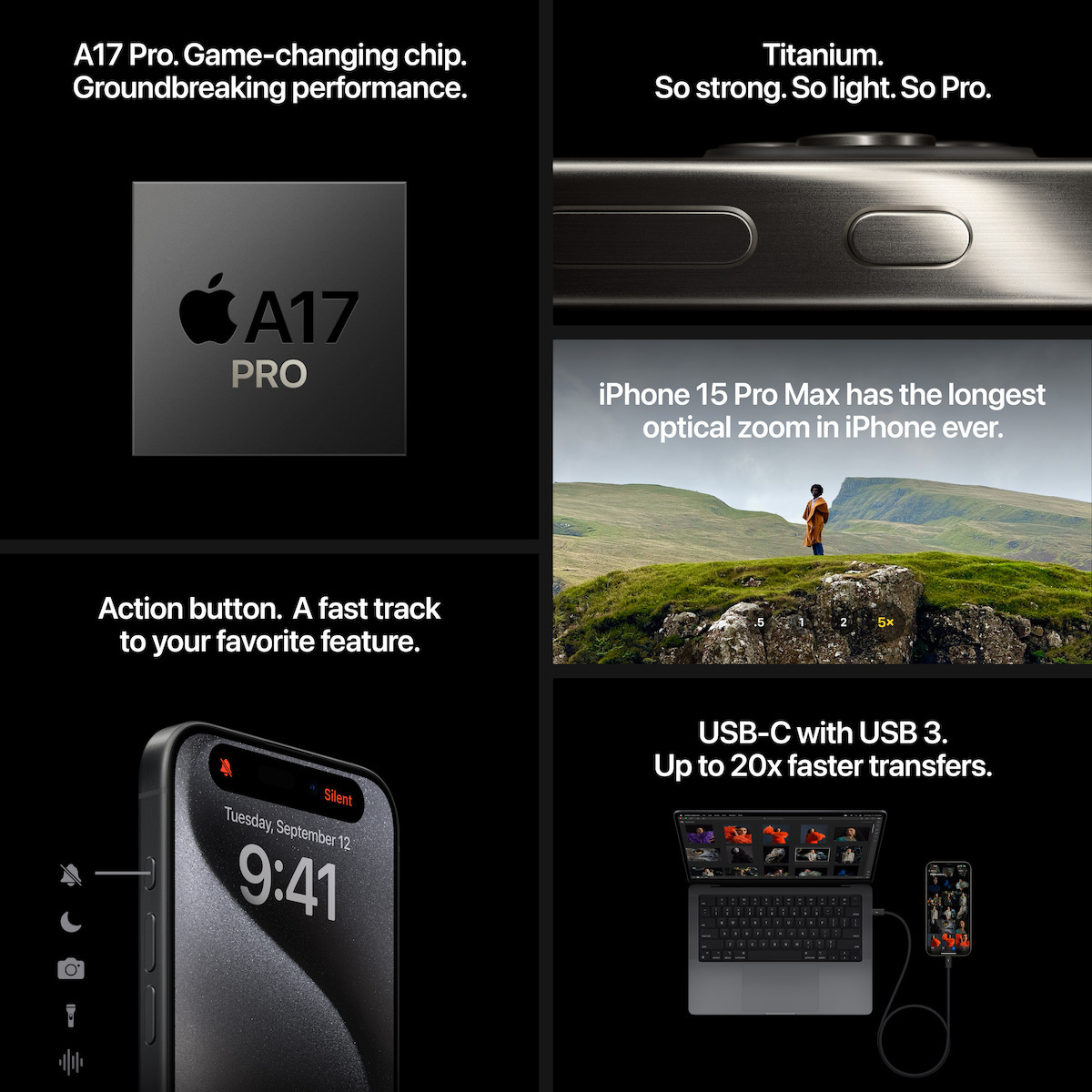 Apple iPhone 15 Pro Max (8/512GB) Natural Titanium - Image 8