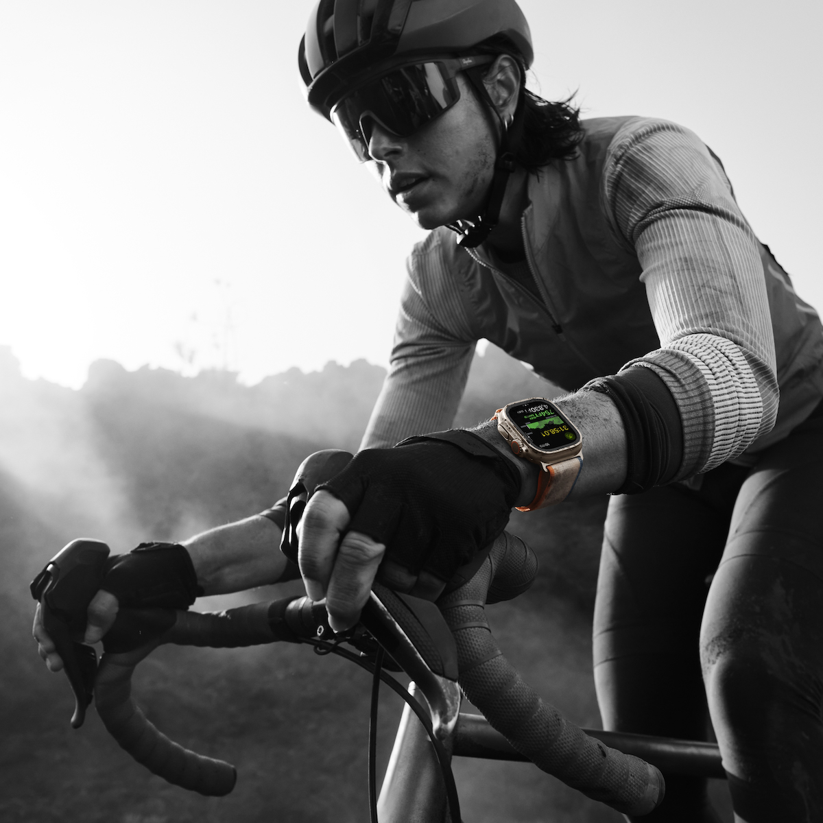 Apple Watch Ultra 2 Titanium 49mm Αδιάβροχο με eSIM και Παλμογράφο (Olive Alpine Loop - Small) - Image 4