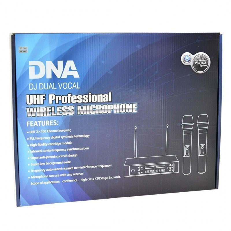 DNA Dj Dual Σετ Ασύρματο Μικρόφωνο Χειρός για Φωνητικά - Image 7