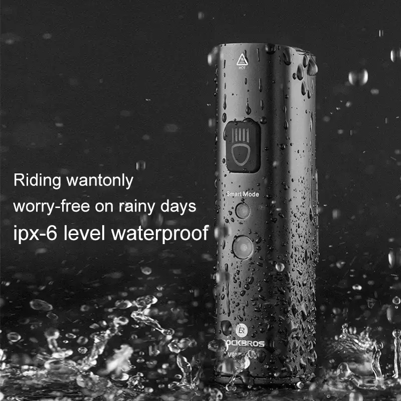 Rockbros V9M-1000 Επαναφορτιζόμενο Εμπρόσθιο Φως Ποδηλάτου - Image 5