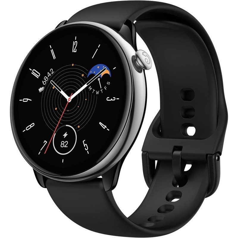 Amazfit GTR Mini Stainless Steel 42mm Αδιάβροχο Smartwatch με Παλμογράφο (Midnight Black) - Image 3