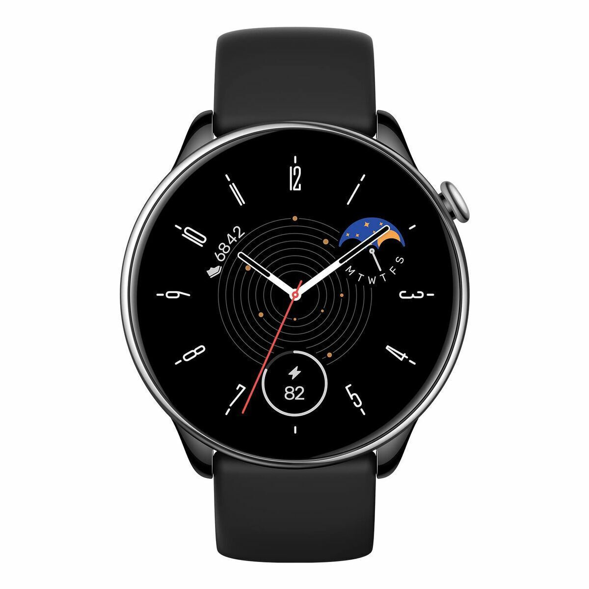 Amazfit GTR Mini Stainless Steel 42mm Αδιάβροχο Smartwatch με Παλμογράφο (Midnight Black) - Image 5