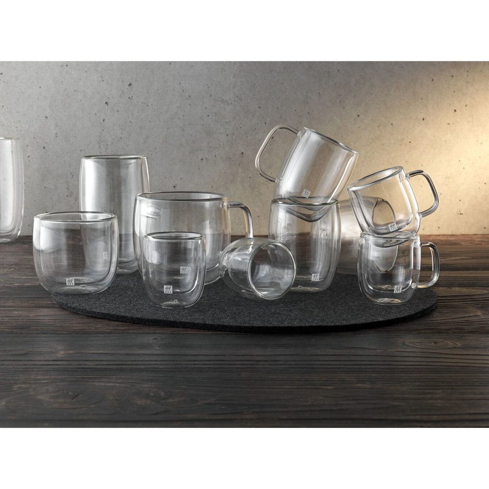 Zwilling J.A. Henckels Sorrento Σετ Φλιτζάνια Espresso Γυάλινα Διάφανα 134ml 39500-111 2τμχ - Image 2