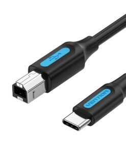 Vention Male USB 2.0 Cable USB-C male - USB-B Μαύρο 2m