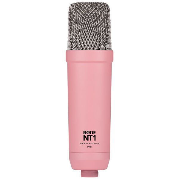 Rode NT-1 Signature Series Πυκνωτικό Μικρόφωνο XLR Shock Mounted για Φωνητικά σε Ροζ Χρώμα - Image 6
