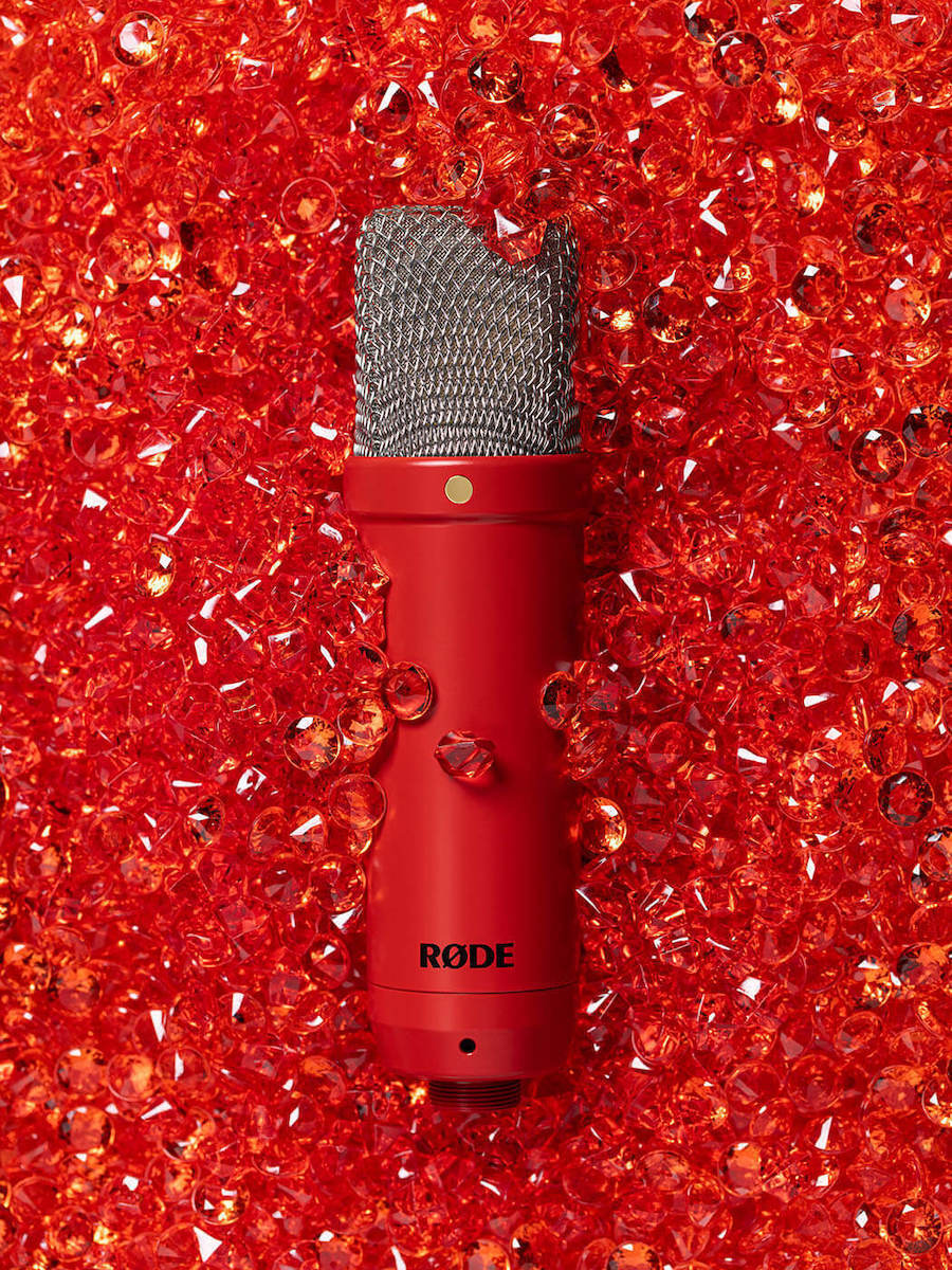 Rode Nt-1 Signature Series Πυκνωτικό Μικρόφωνο XLR Shock Mounted για Φωνητικά σε Κόκκινο Χρώμα - Image 9