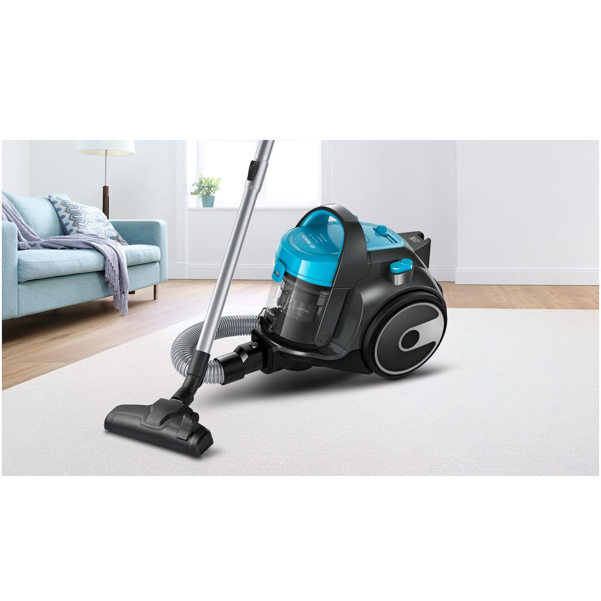 Bosch BGS05X240 Ηλεκτρική Σκούπα 700W με Κάδο 1.5lt Μπλε - Image 5