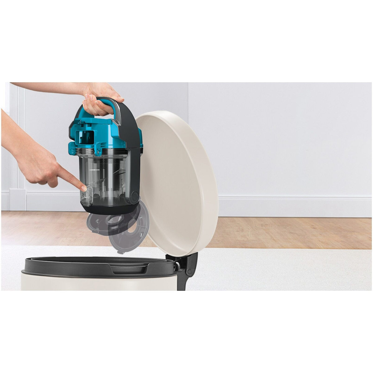 Bosch BGS05X240 Ηλεκτρική Σκούπα 700W με Κάδο 1.5lt Μπλε - Image 4