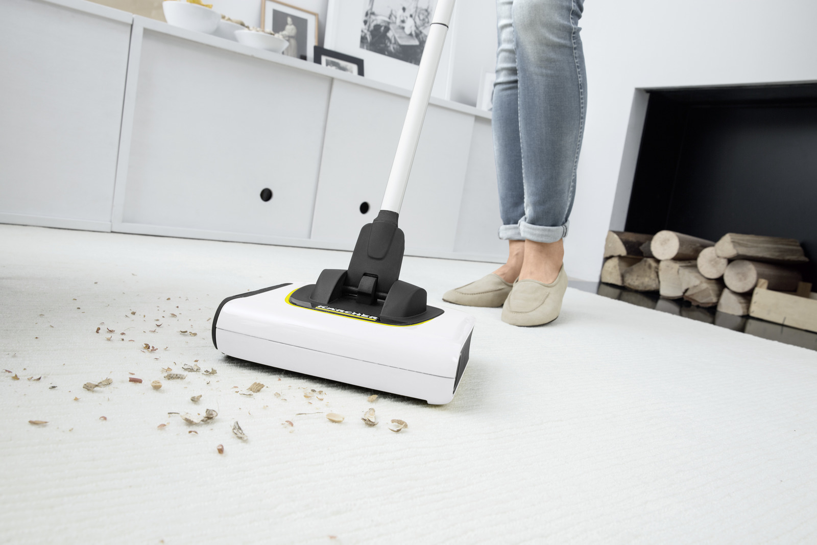 Karcher KB 5 Επαναφορτιζόμενη Σκούπα Stick 3.6V Λευκή - Image 2