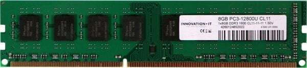 Innovation IT DDR3 με Module 1x8GB και Ταχύτητα 1600 για Desktop