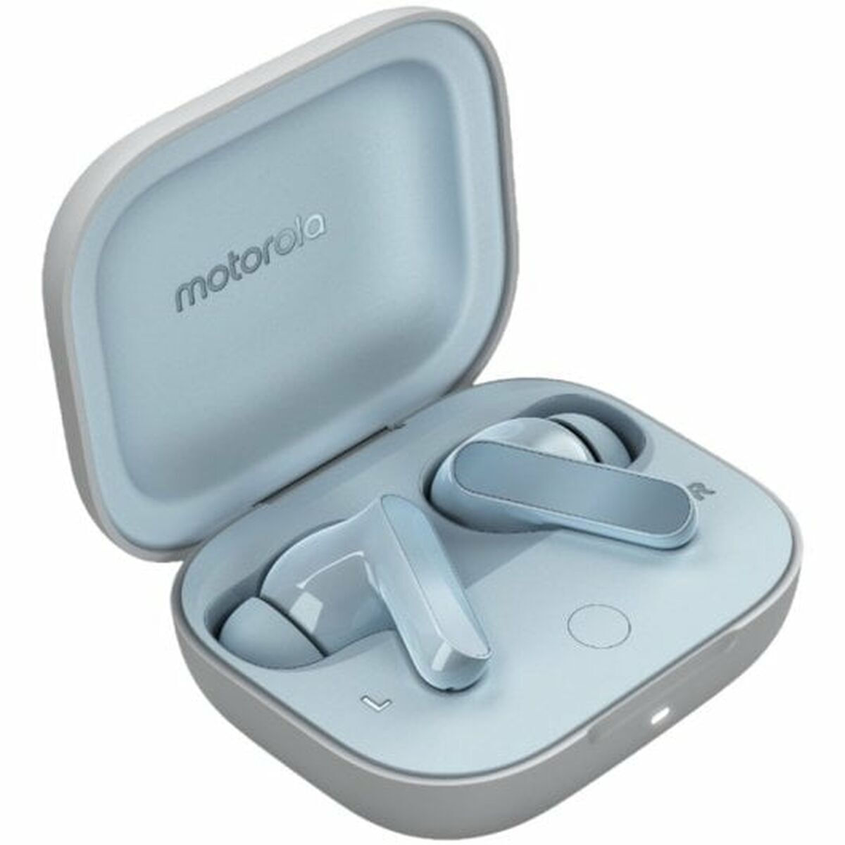 Motorola Moto Buds Bluetooth Handsfree Ακουστικά με Αντοχή στον Ιδρώτα και Θήκη Φόρτισης Glacier Blue - Image 2