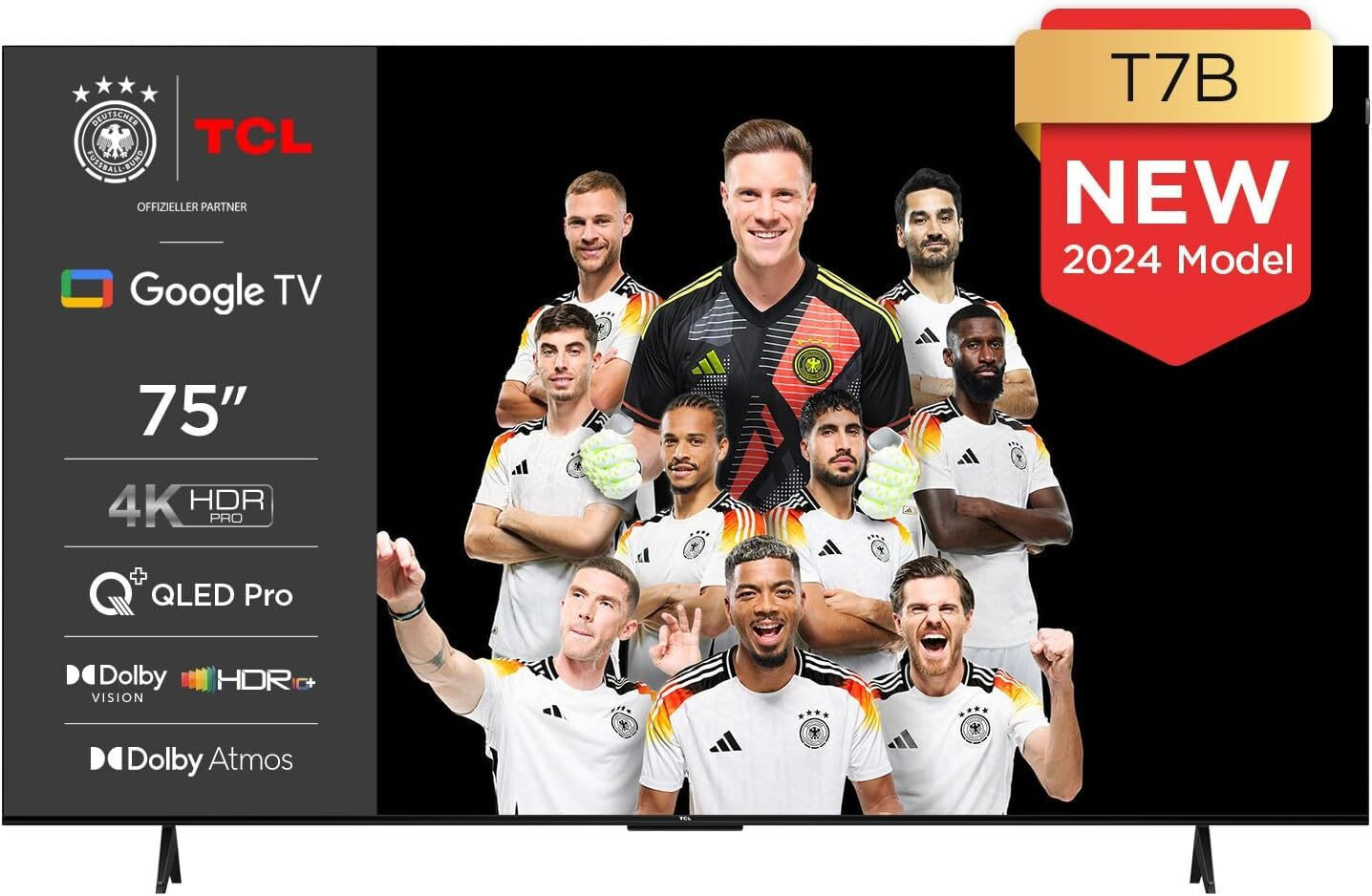 TCL Smart Τηλεόραση 75" 4K UHD QLED T7B HDR (2024) 75T7B