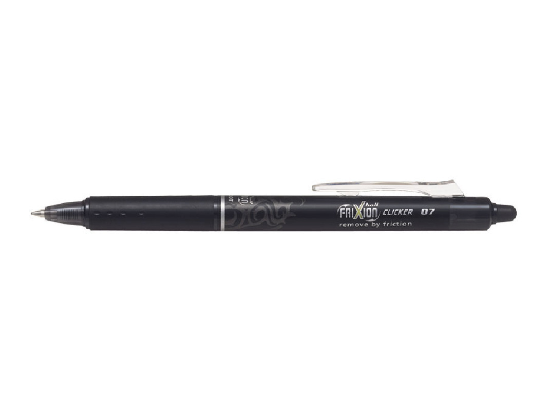 Ball Pen Frixion Clicker 0.7 Black Στυλό Σβήνει Pilot 4902505417498