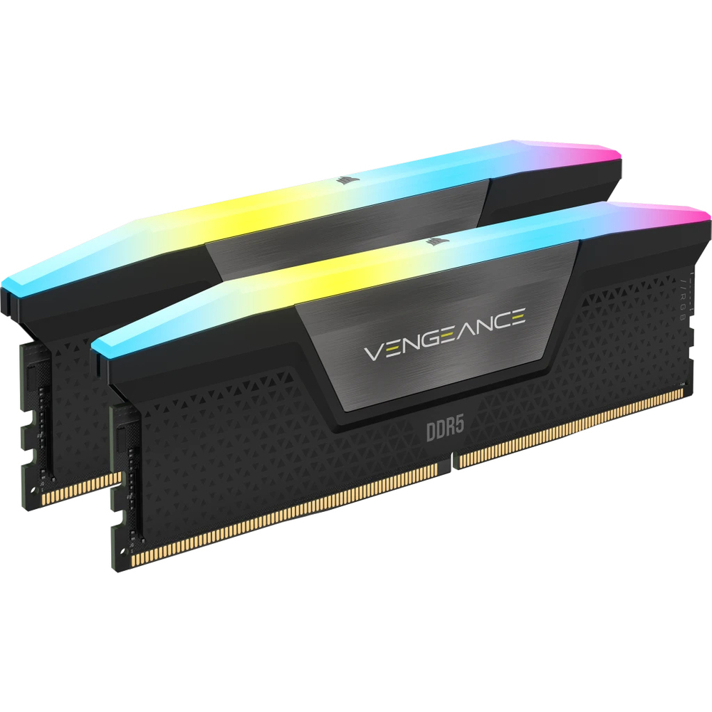Corsair Vengeance RGB DDR5 32GB RAM με 2x16GB Modules και Ταχύτητα 6000 για Desktop CMH32GX5M2B6000C30