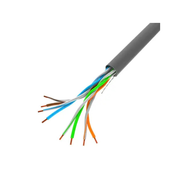 Lanberg U/UTP Cat.5e Καλώδιο Δικτύου Ethernet χωρίς ακροδέκτες 305m Γκρι 1τμχ LCU5-12CU-0305-S - Image 2