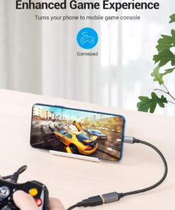Alternative view of Vention Ccxhb Μετατροπέας USB-C male σε USB-A female Γκρι