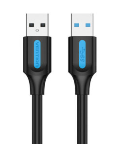 Alternative view of Vention USB 3.0 Cable USB-A male - USB-B male Μαύρο 0.5m 056526