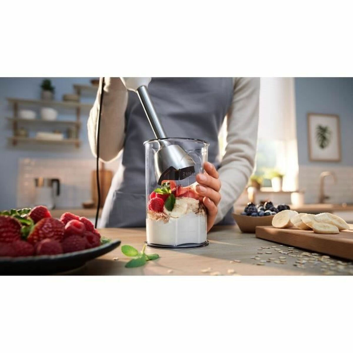 Bosch MSM4W410 Ραβδομπλέντερ με Πλαστική Ράβδο 800W Λευκό - Image 5