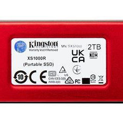 Alternative view of Kingston XS1000 USB-C Εξωτερικός SSD 2TB 1.8" Κόκκινο