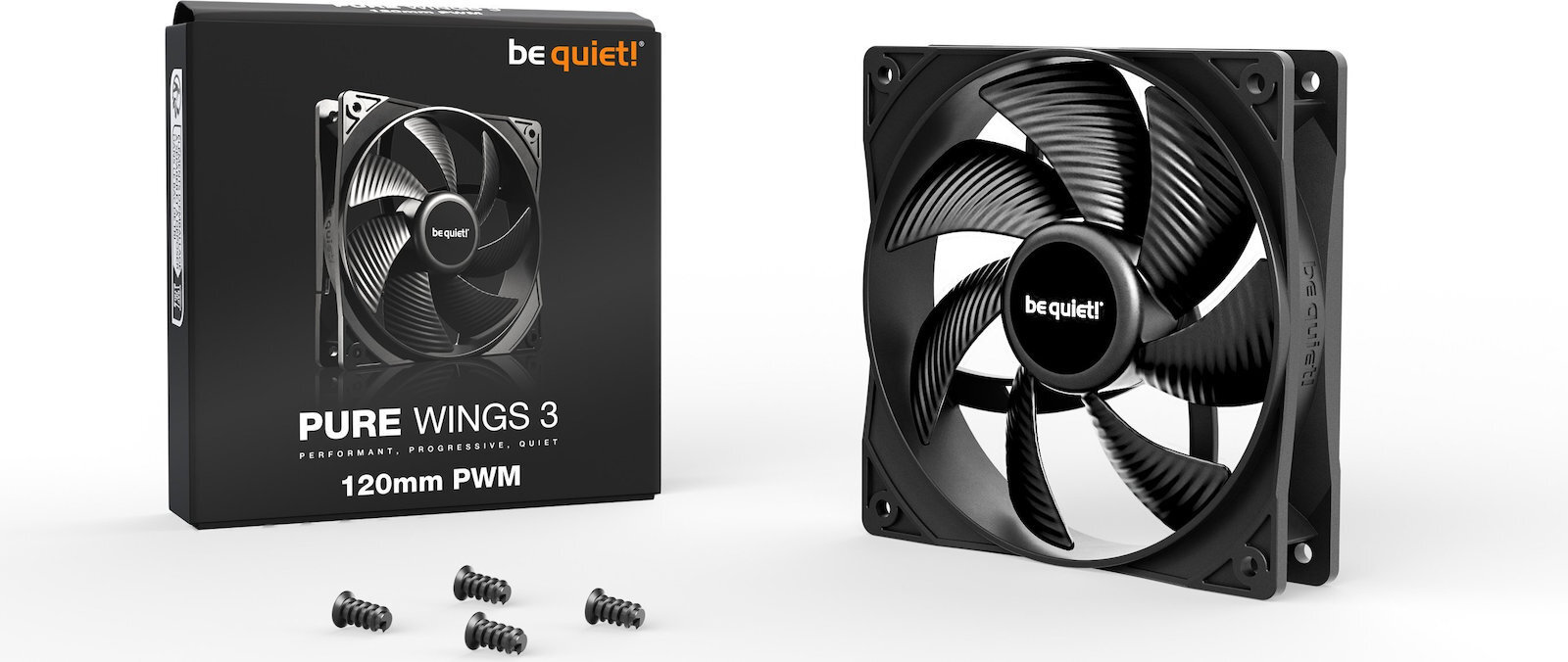 Be Quiet Pure Wings 3 Case Fan 120mm με Σύνδεση 4-Pin PWM - Image 2