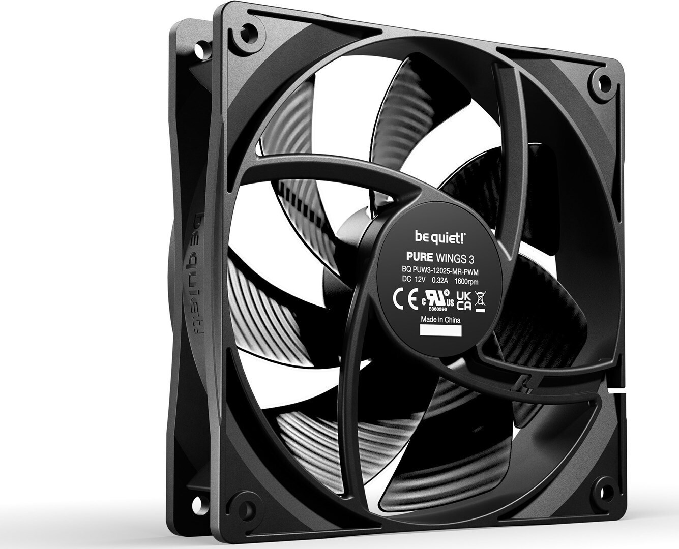 Be Quiet Pure Wings 3 Case Fan 120mm με Σύνδεση 4-Pin PWM - Image 3