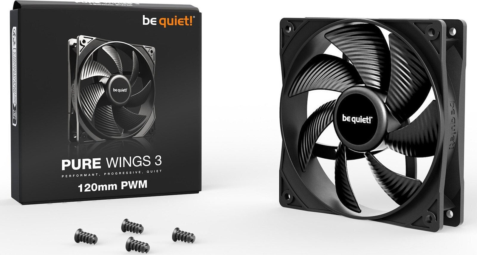 Be Quiet Pure Wings 3 Case Fan 120mm με Σύνδεση 4-Pin PWM - Image 4