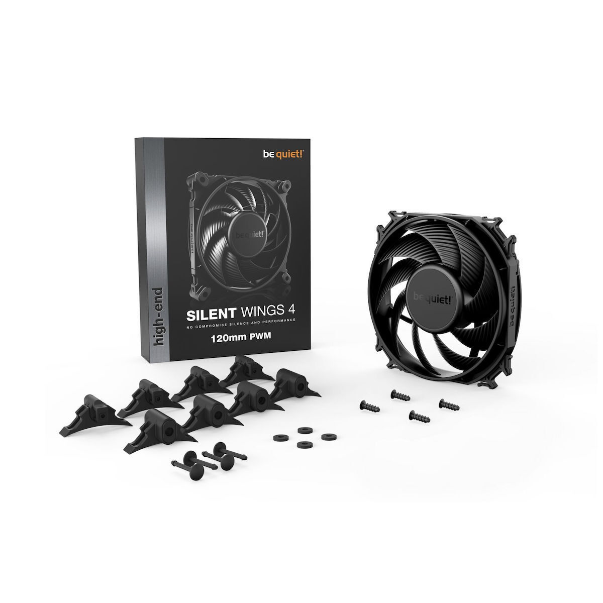Be Quiet Silent Wings 4 Case Fan 120mm με Σύνδεση 4-Pin PWM BL093 - Image 8
