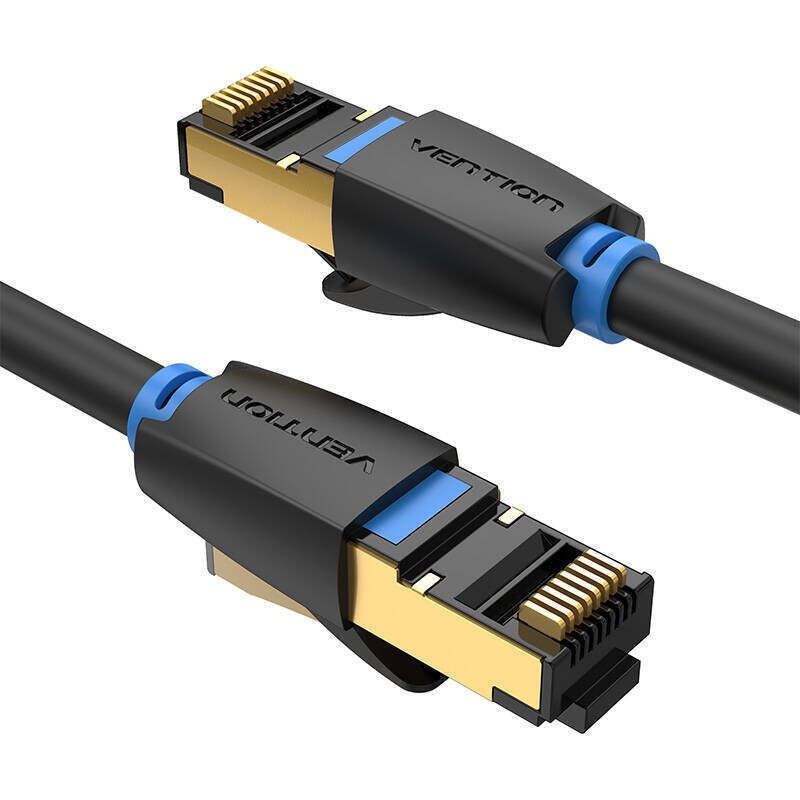 Vention S/FTP Cat.8 Καλώδιο Δικτύου Ethernet 1m Μαύρο 1τμχ - Image 4