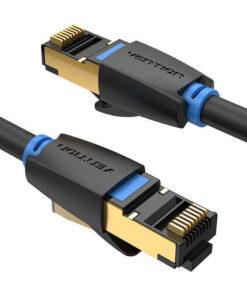 Alternative view of Vention S/FTP Cat.8 Καλώδιο Δικτύου Ethernet 2m Μαύρο 1τμχ
