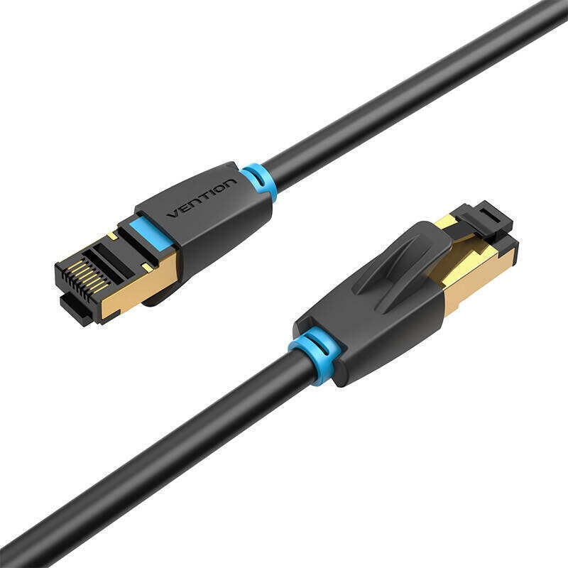 Vention S/FTP Cat.8 Καλώδιο Δικτύου Ethernet 1m Μαύρο 1τμχ - Image 3