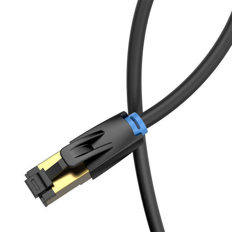 Vention S/FTP Cat.8 Καλώδιο Δικτύου Ethernet 1m Μαύρο 1τμχ - Image 2