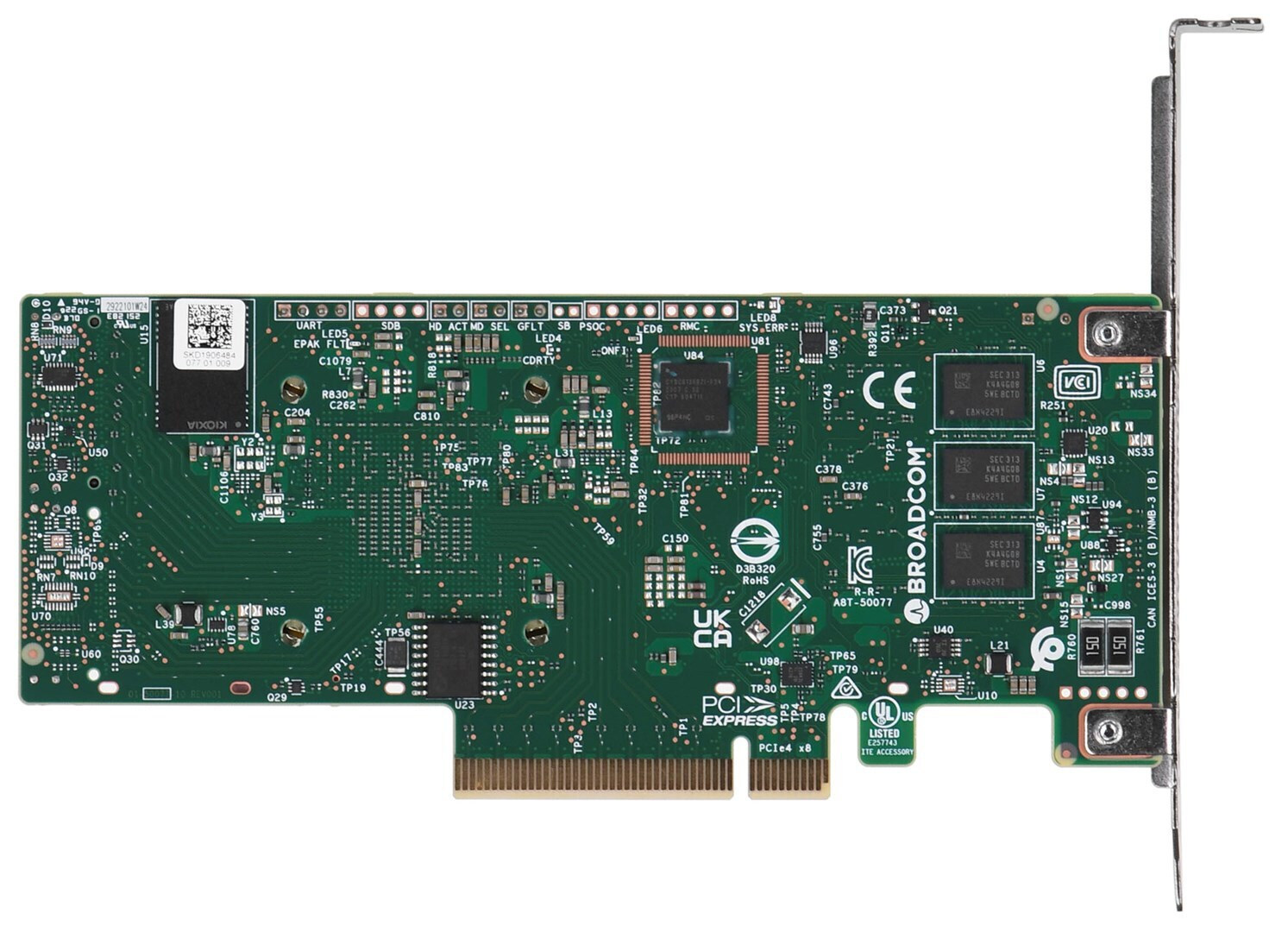 Broadcom Κάρτα PCIe σε θύρα RAID / SAS (9560-8i) - Image 2