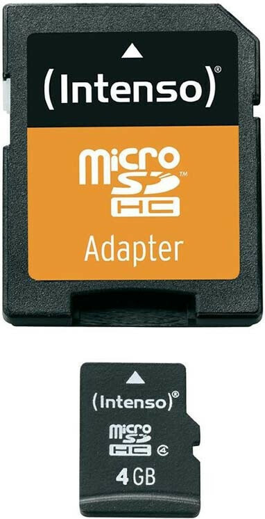 Intenso microSDHC 4GB Class 4 με αντάπτορα - Image 3