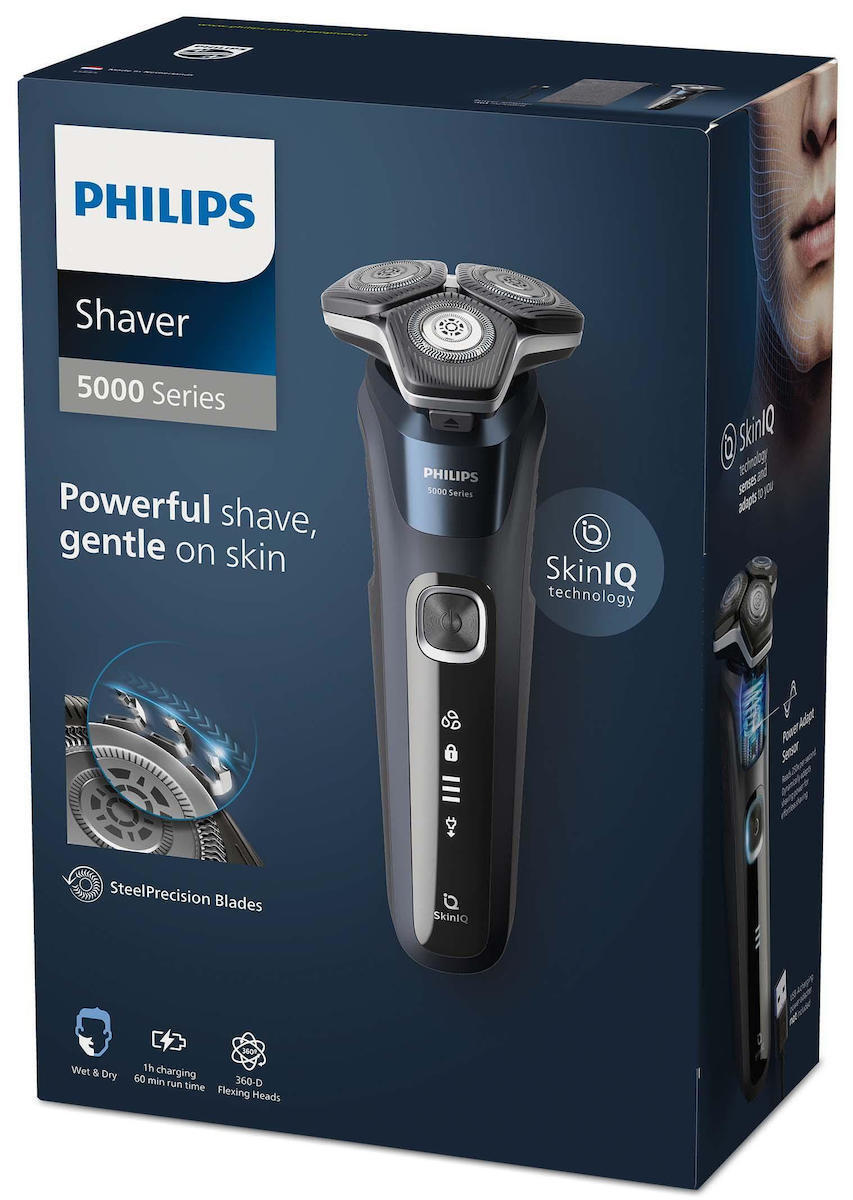 Philips Series 5000 S5885/10 Περιστρεφόμενη Ξυριστική Μηχανή Προσώπου Επαναφορτιζόμενη - Image 12
