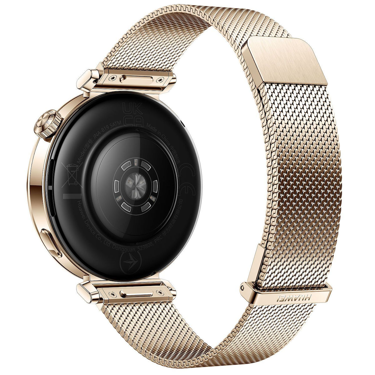 Huawei Watch GT 5 41mm Αδιάβροχο με Παλμογράφο (Gold Milanese Strap) - Image 4