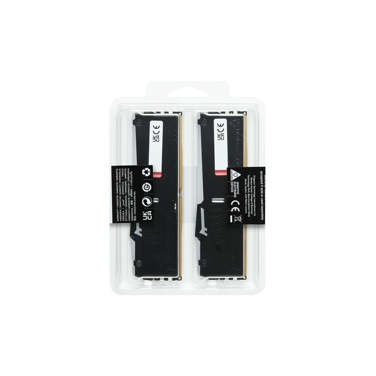 Kingston Fury Beast RGB DDR5 32GB RAM με 2x16GB Modules και Ταχύτητα 6000 για Desktop KF560C30BBEAK2-32 - Image 3