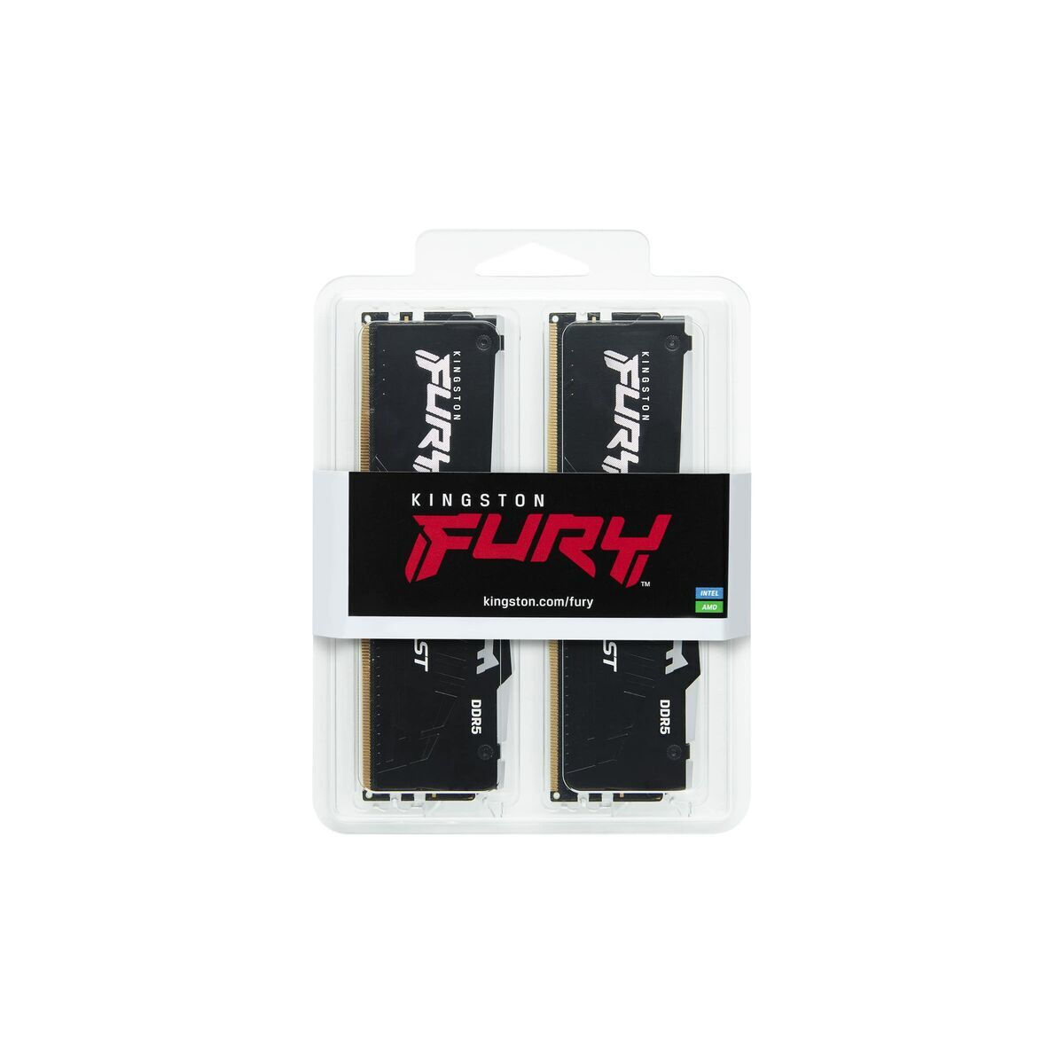 Kingston Fury Beast RGB DDR5 32GB RAM με 2x16GB Modules και Ταχύτητα 6000 για Desktop KF560C30BBEAK2-32 - Image 5