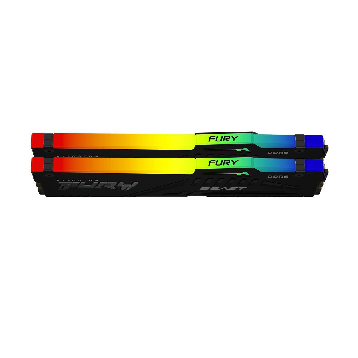 Kingston Fury Beast RGB DDR5 32GB RAM με 2x16GB Modules και Ταχύτητα 6000 για Desktop KF560C30BBEAK2-32 - Image 4