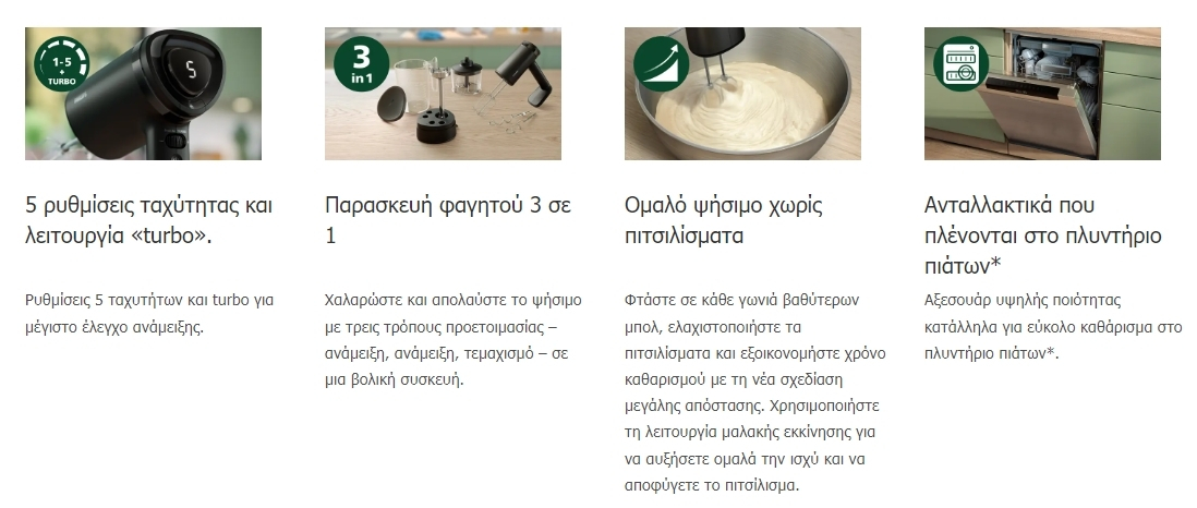 Philips Series 5000 Μίξερ Χειρός Μαύρο - Image 3